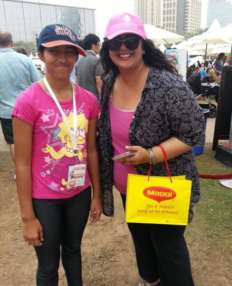 Tash with one of my favourite food bloggers - the gorgeous Ishita 